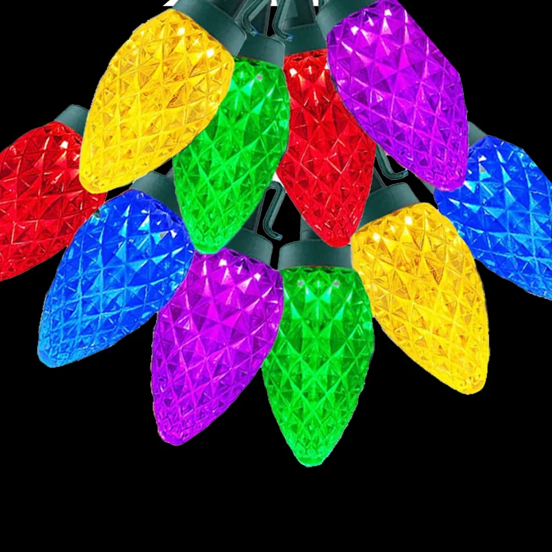 sells C7 C9 Led bulbs Xmas String Lights Outdoor Waterproof Strawberry Lights string led for holiday decorative  lighting