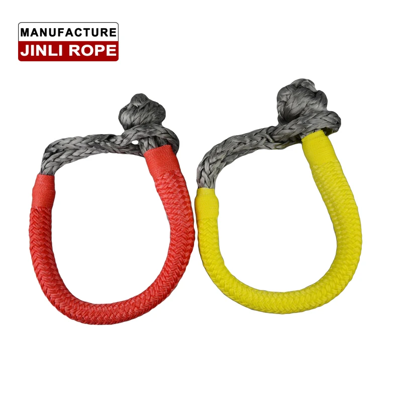 JINLI Heavy Duty Kinetic Rope with Soft Shackle, Winch Damper, Snatch Block and Carry Bag for Off Road Recovery Kit