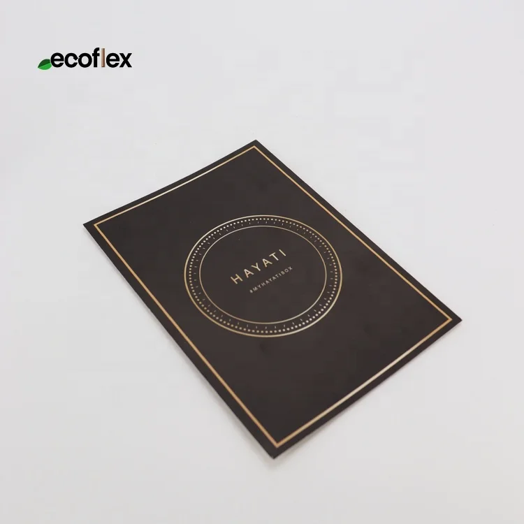 Luxury Custom Small Square Thank You Gift Paper Post Cards For E-commerce Business