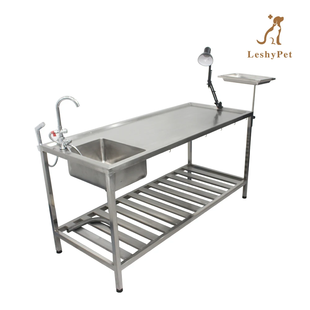 Lewhy Pet из нержавеющей стали хорошее качество больничный стол для вскрытия дешевая цена