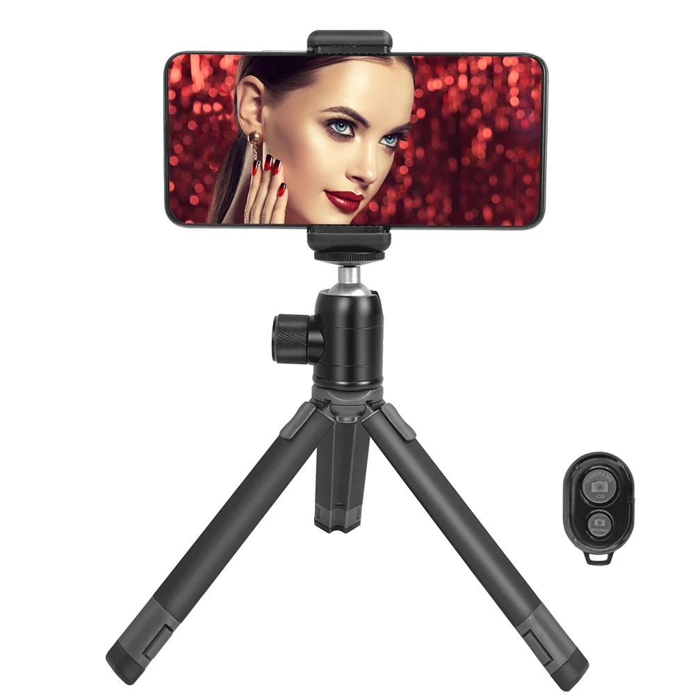 Flexible Phone Tripod with Wireless Remote Mini Tripod Stand for Cameras/GoPro/Mobile Devices