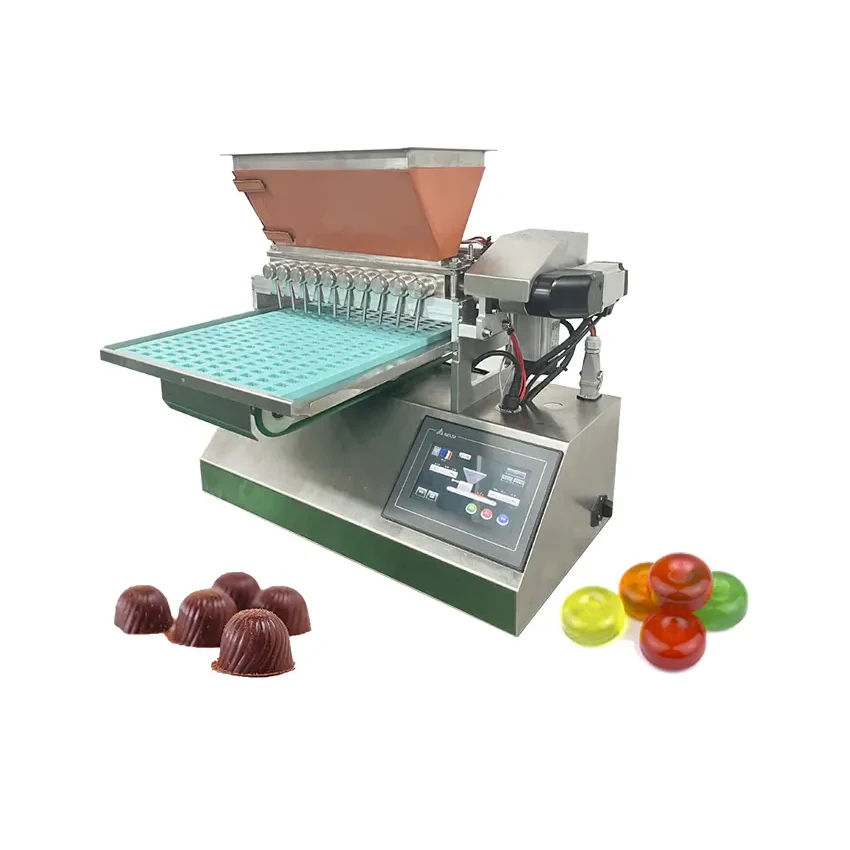 Automatic Desktop Gummy Jelly Hard Candy Chocolate Making Depositing Machine