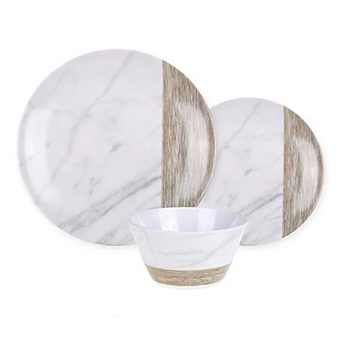 Melamine outdoor dinnerware sets