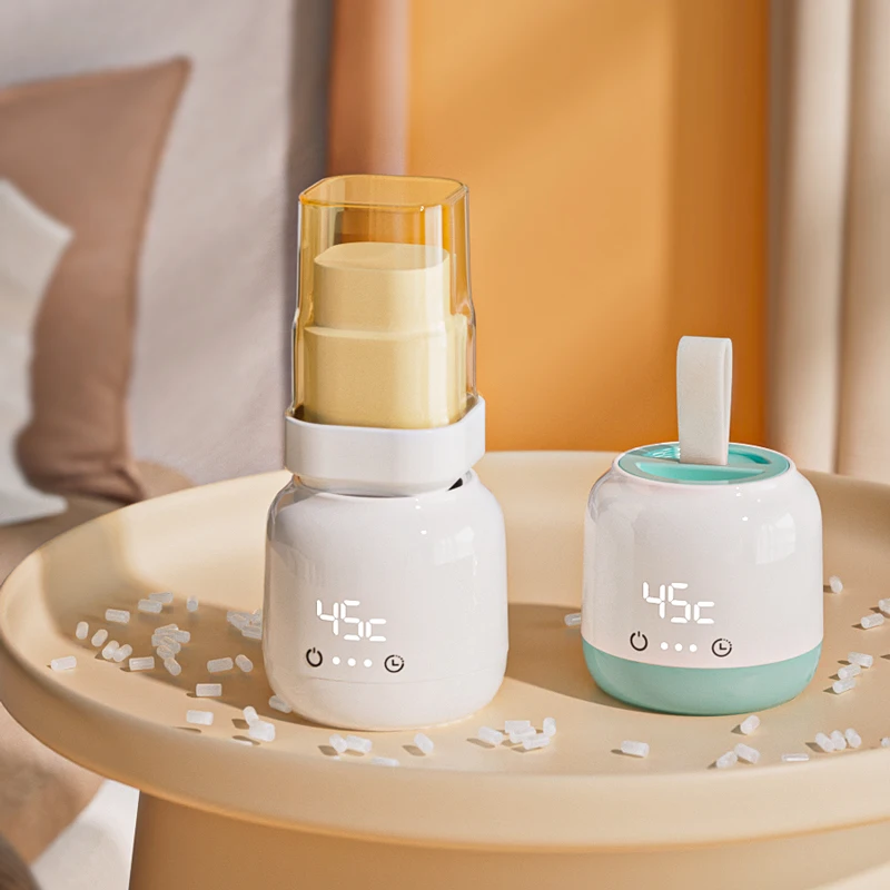2024 new design baby warmer mini holy white color smart portable baby warmer warm milk baby food fruit juice