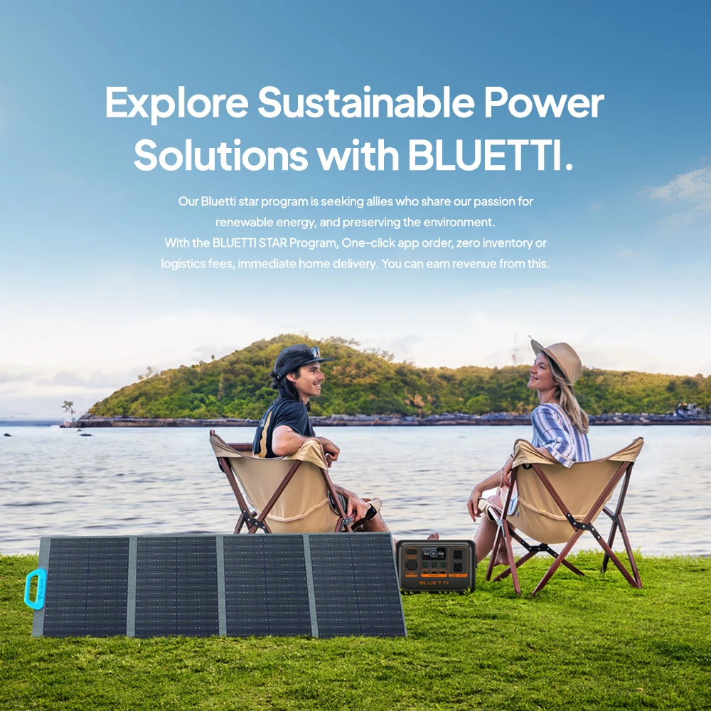 BLUETTI Emergency Multi-Functional Mini Portable Power Generator Station Supply with 50000mAh Battery For Car/Outdoor Use