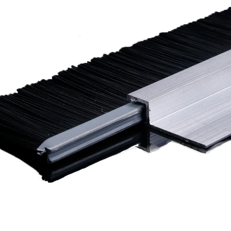Custom soft wool nylon door and window sealing brush brush wind stripping door bristle brush