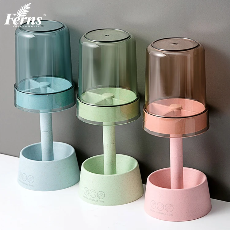 Portable Organizer Sterilizer Toothbrush Holders With Cover Toothpaste Holder Toothbrush Stand