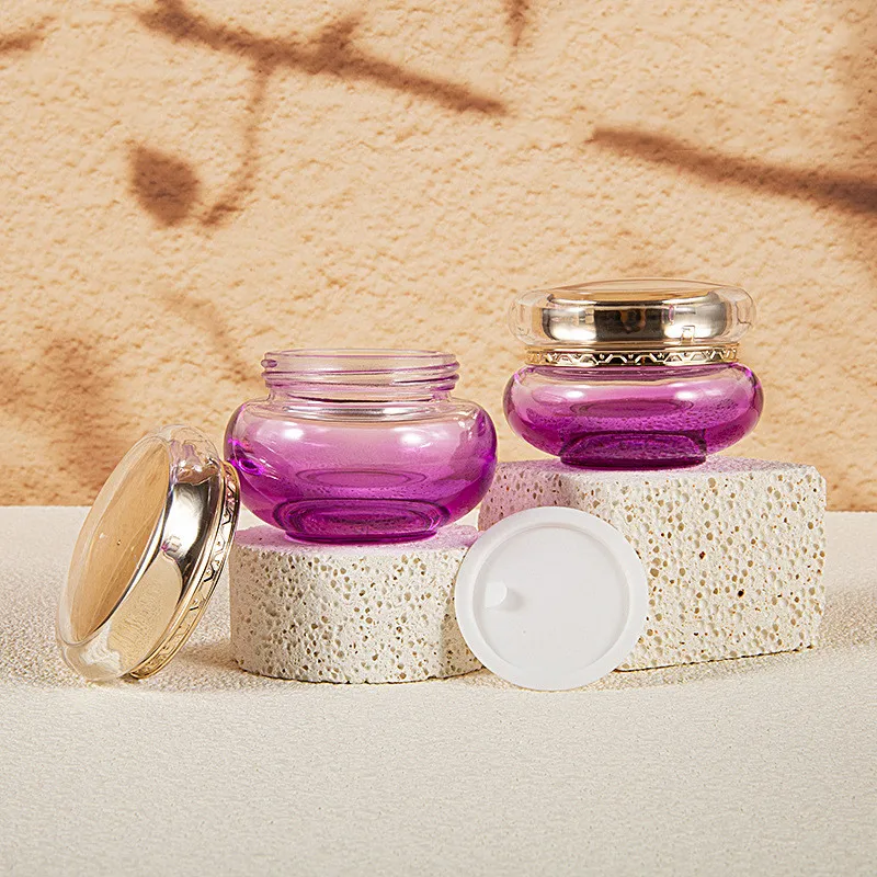 New set glass 30g-120ml water emulsion essence high-end perfume spray pump head price plastic tube cosmetic bottle packaging