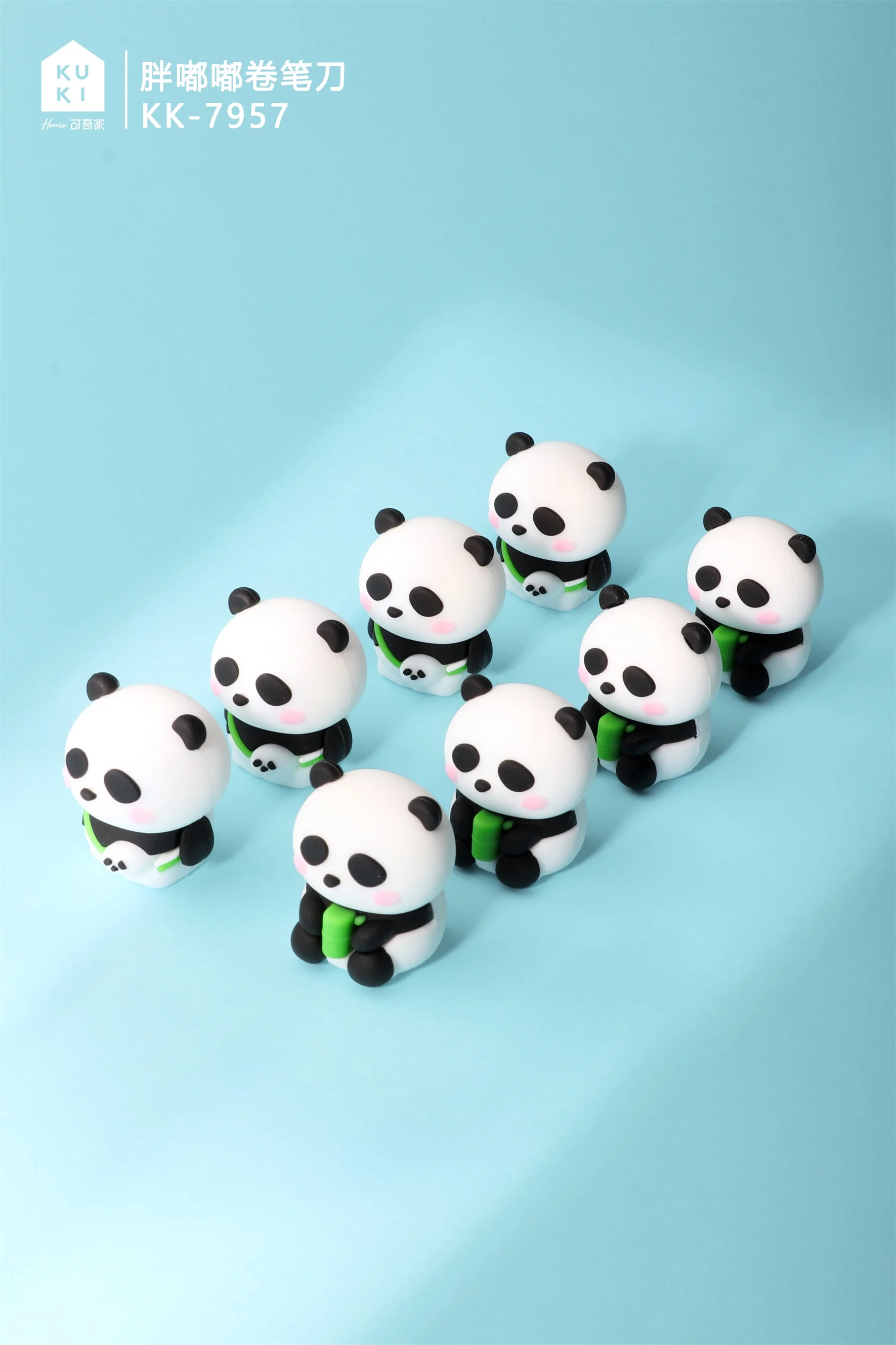 Classic Panda stationery, cute pencil sharpener, small size, easy to carry
