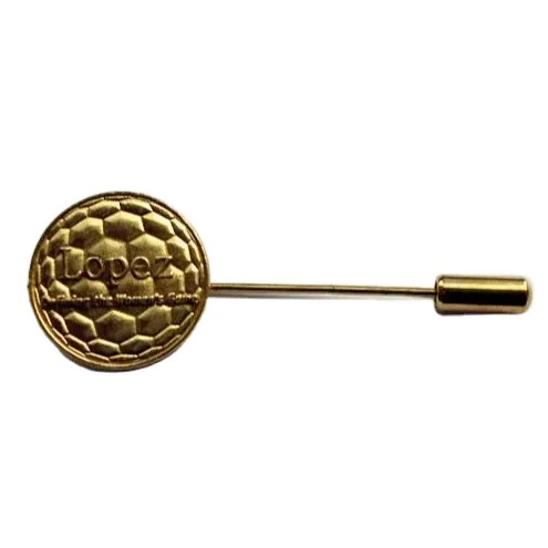 Best selling custom fashionable pin Badge lapel Flower Gold plated metal Brooch Pin Suit