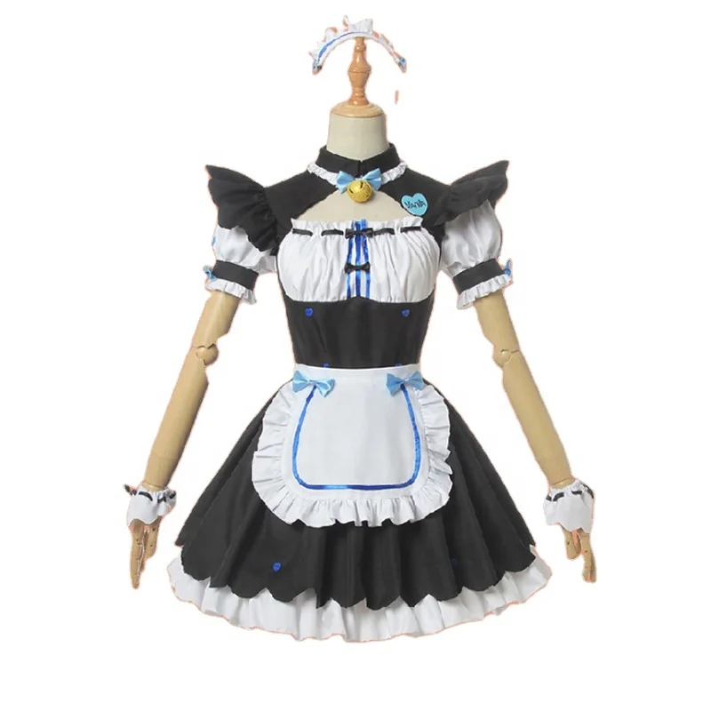 
Wholesale chocolate vanilla cat girl paradise cosplay lolita skirt maid outfit 