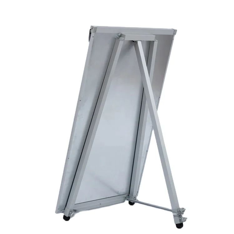 Display board standing Tripod dry erase draw Magnetic flipchart whiteboard  Custom design size Poster board with paper pad clip