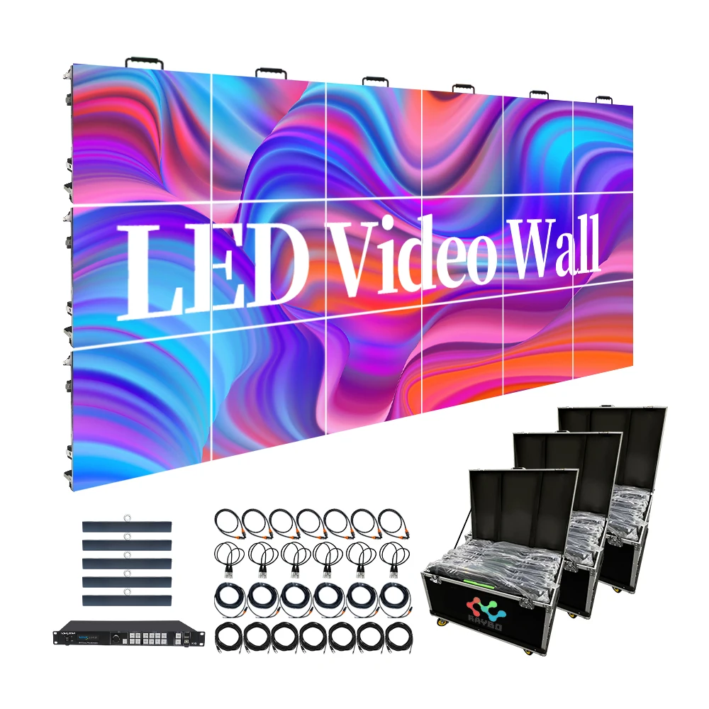 RAYBO IP65 Outdoor LED Exterior LED Display Screen P3 P4 P5 P6 P8 P10 LED Module Panel Pantalla LED Screen Pantalla Panoramica