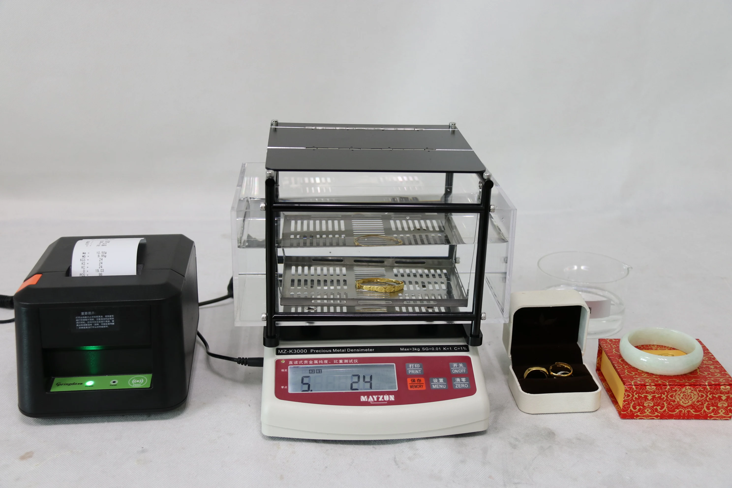 Прибор для проверки чистоты драгоценного металла и золота, 3 кг