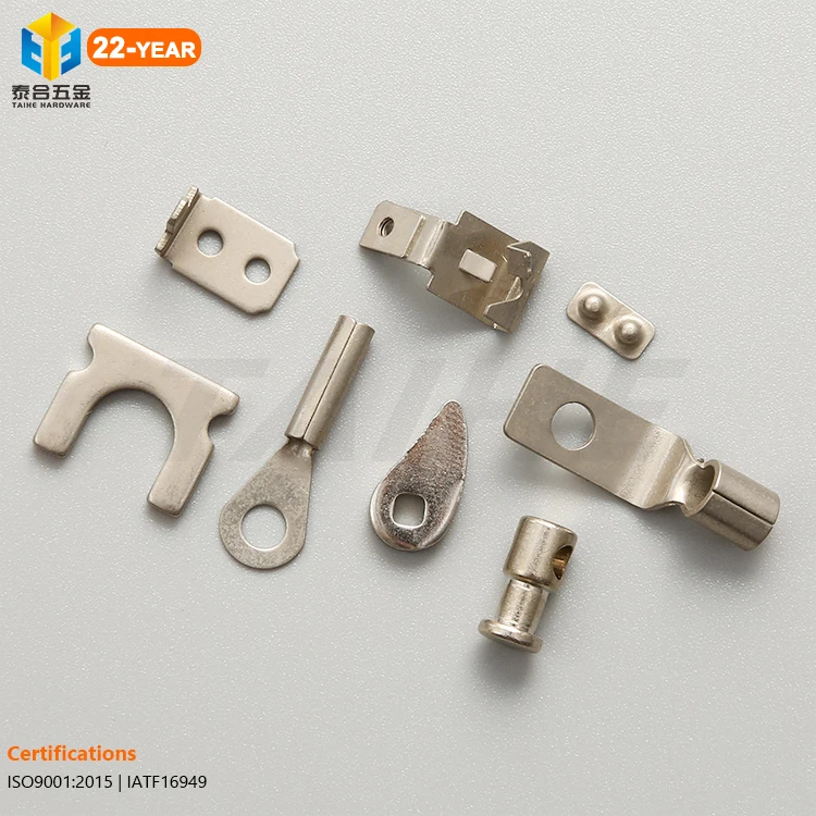 Customized Precision Stamping Copper Brass Stainless Steel Ring Terminals Lugs