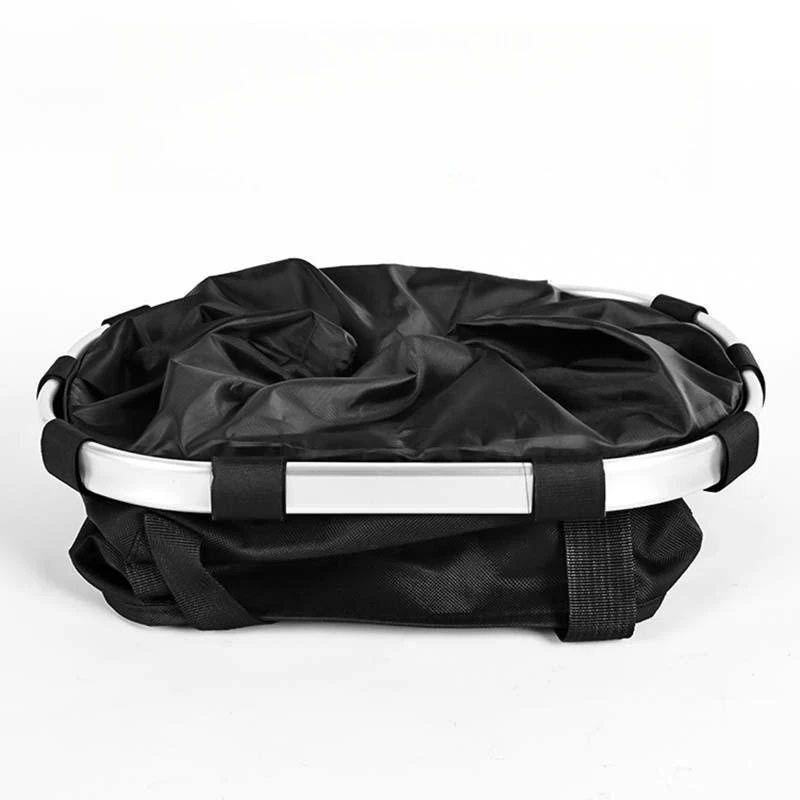 Bicycle Folding Bicycle Basket Outdoor Handbag Road Vehicle Large Capacity Front Bag Mountain Bike Riding Bag