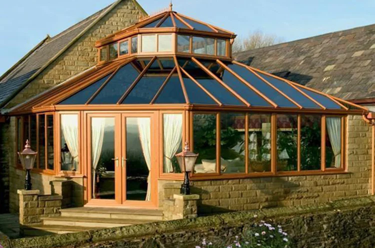 Double glazing coupler alloy designed glass house
