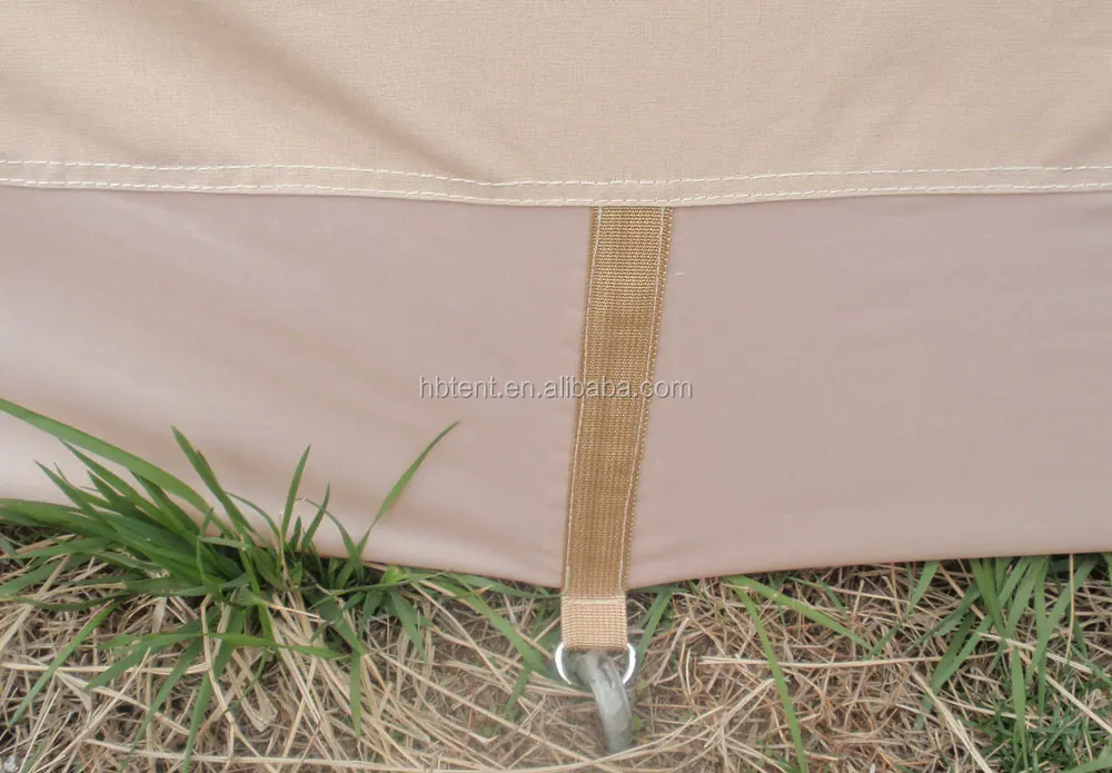 triangle 12sqm Cotton canvas hunting tent outdoor camping tent luxury safari tent