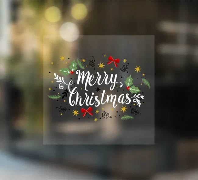 Съемная оконная стеклянная настенная виниловая наклейка логотип печать для Витрины Магазина