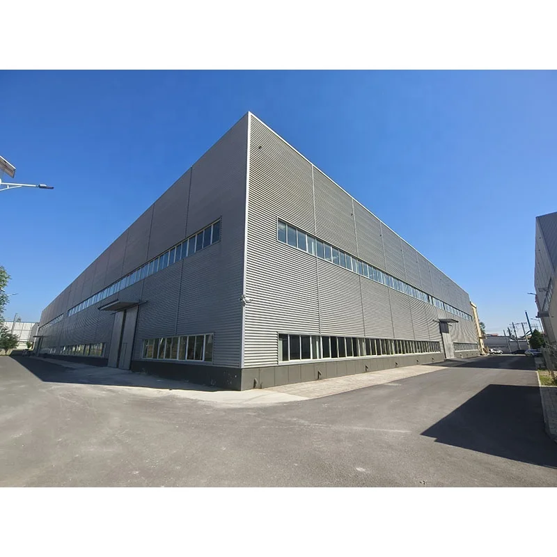 China Two Storey Prefabricated Steel Structure Warehouse Building Industrial Shed Construction
