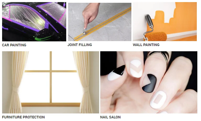 application-washi tape