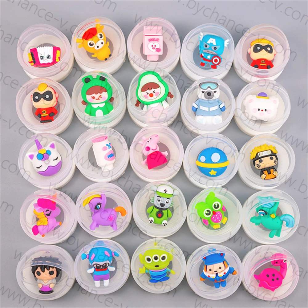 Hot Selling wholesale cheap capsule toys vary anime cartoon pencil topper figure toy in 45mm plastic balls for kids prize