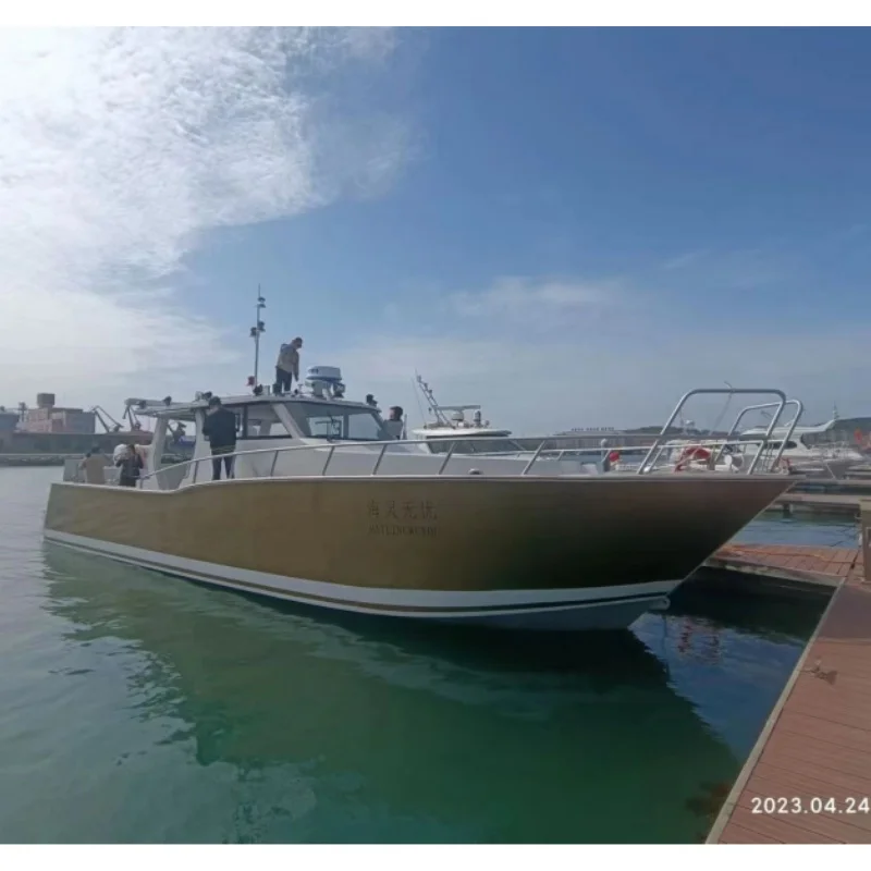 Hot Sale 15 Meter 49ft Aluminum Cabin Sports Boat Luxury Lifestyle Fishing Boat with EVA Hull Aluminum yachts