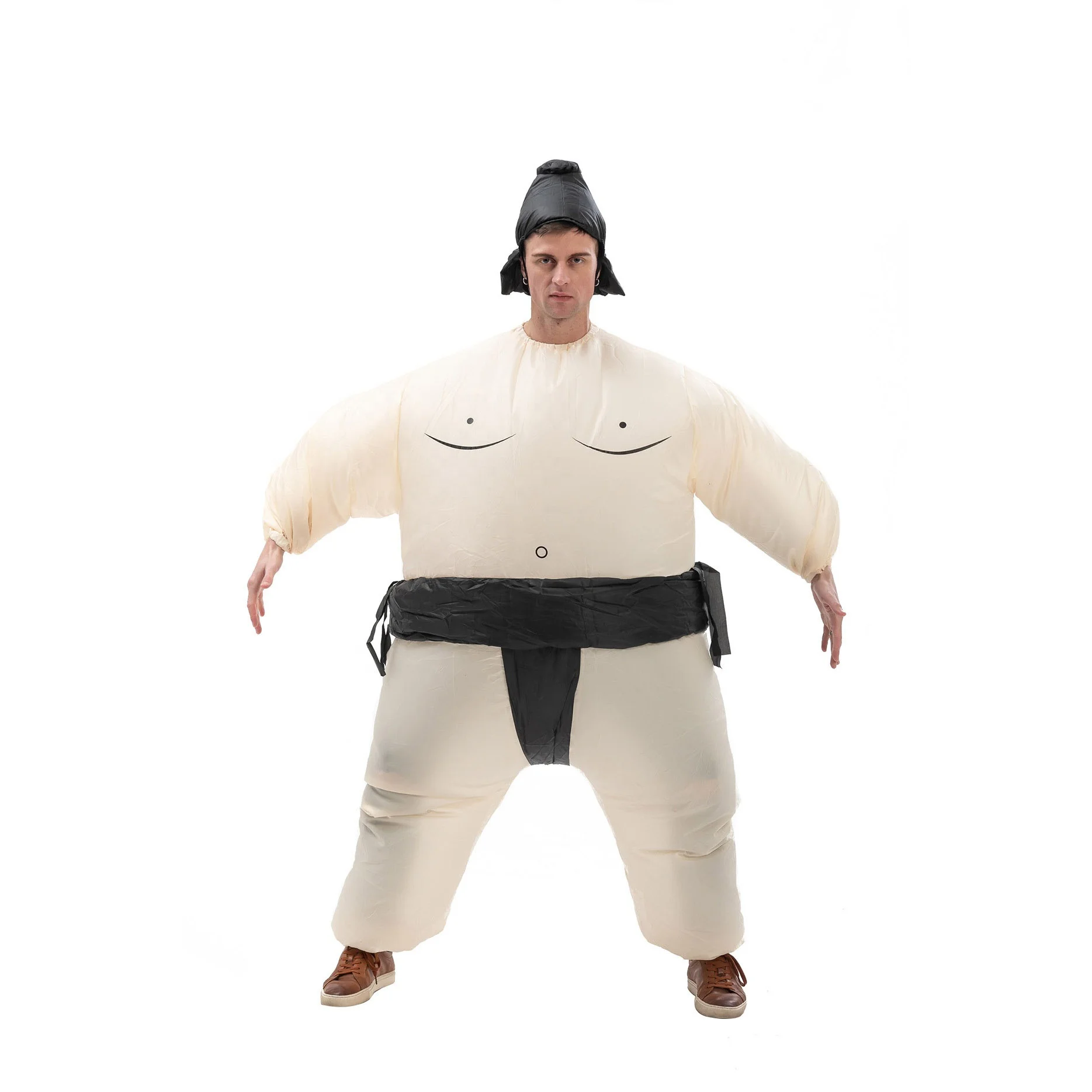 Adults Halloween Costumes Funny Fat Inflatable Sumo Wrestling Costumes Air Blow UP Suits