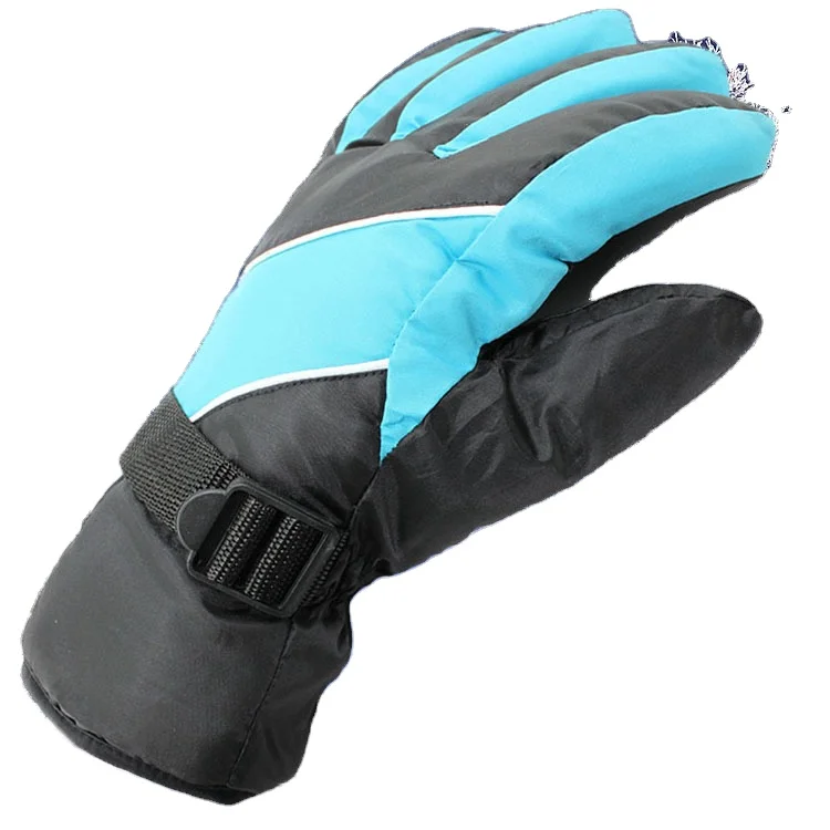Ski Guide Gloves Warm Electric Heating Gloves High Quality Winter Leather Women Snowboarding Gloves
