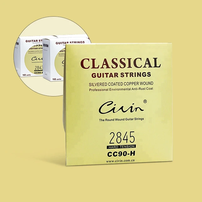 Civin Hard Tension Guitar Accessories Hot Selling Beautiful Sound High End Strings Classical Guitar Strings