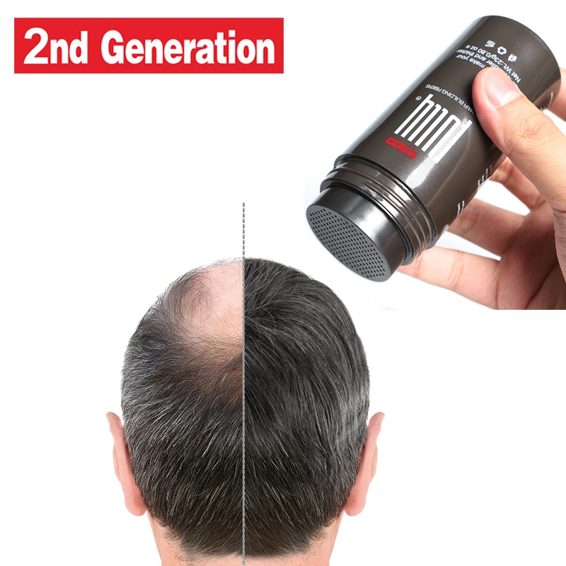 Free Sample Premium Fully Hair Building Fibers Human Hair for Thinning Hair People