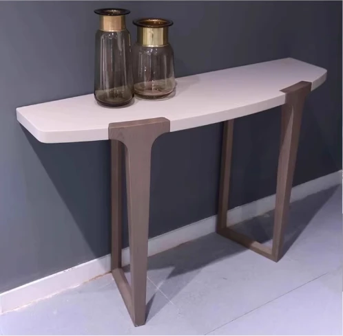 Wooden modern Minimalist computer writing office living room furniture laboratory desk study table entrance cabinet