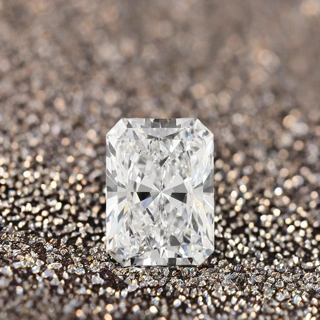 CVD 3.00ct E VS1 IGI Diamonds White Gold Cushion Brilliant Rhodium Plated Engagement Wedding Anniversary Party Gift Trendy Style