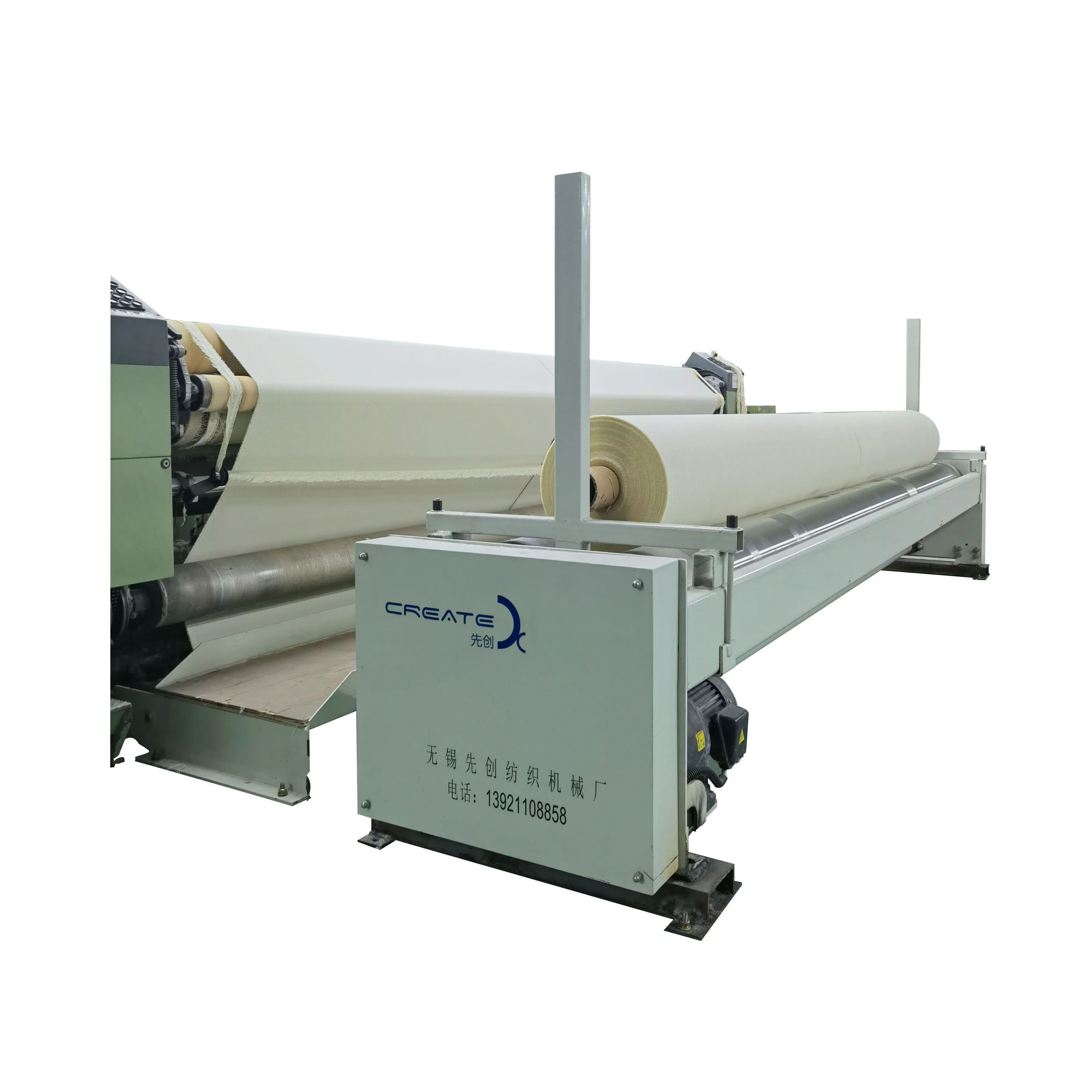 High Capacity Sturdy Structure Fabric Roll Winder Electric Motor Winding Machine