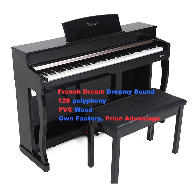 Оптовая продажа, Цифровое фортепиано 95 hammer, экшн-клавиатура, вертикальное фортепиано