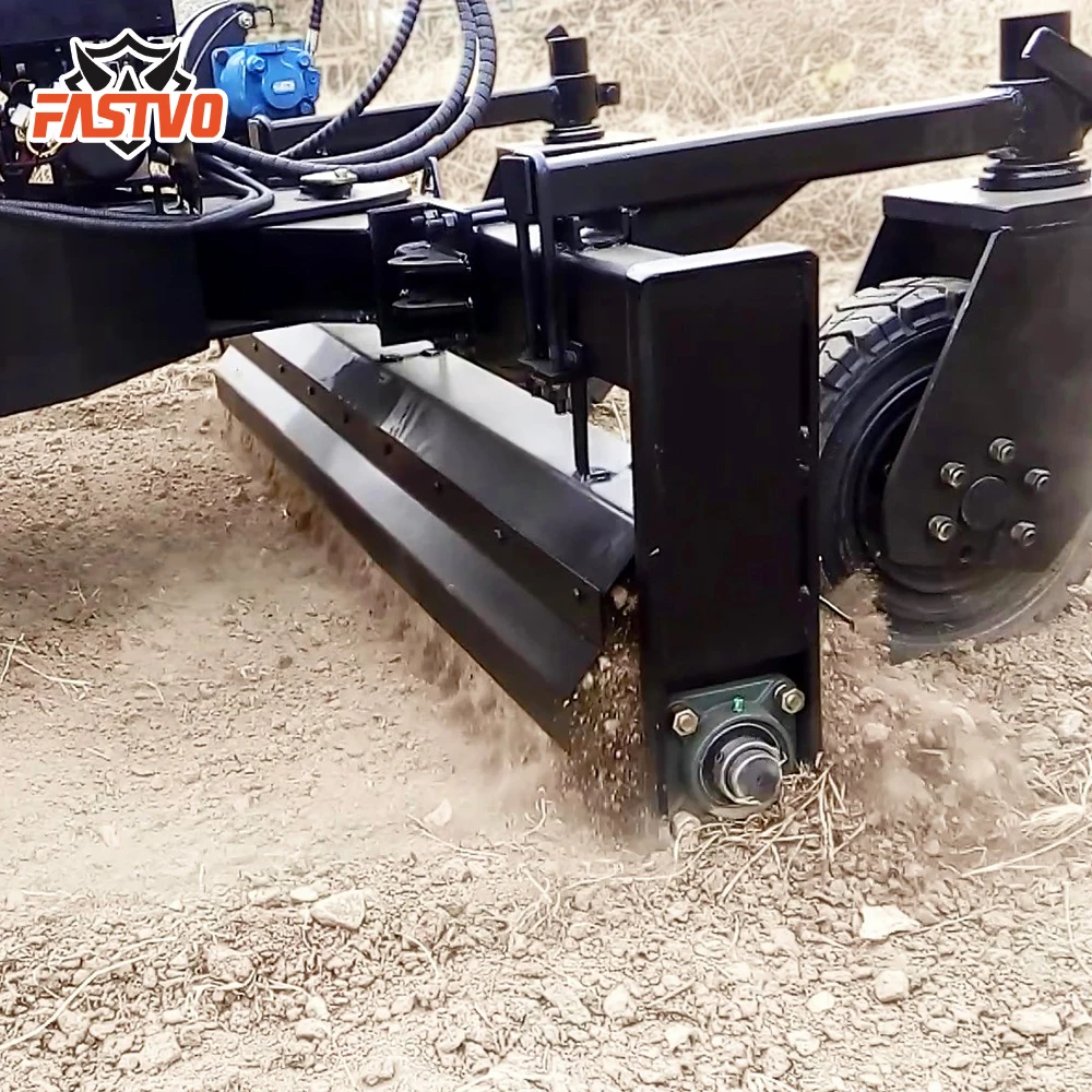 Skid Steer Loader Backhoe Loader Harley Rake Fit for Bobcat Cat JohnDeere CASE Gehl JCB