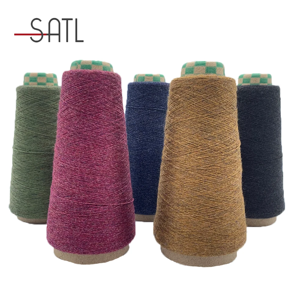 Высокопрочная 2/48 нм 49% вискоза 28% PBT 20% нейлон 3% люрекс блестящая эластичная пряжа