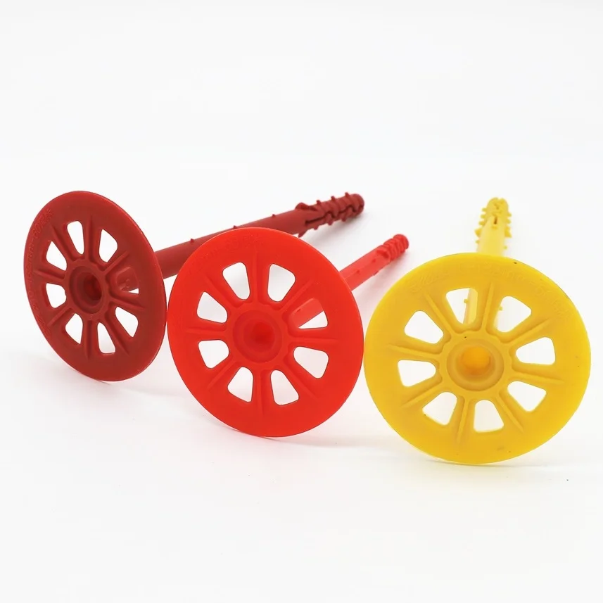 Professional Factory Plastic PP Wall Plug Anchor Galvanized Nails Custom Insulated Anchor Concrete Steel Insulation Nail