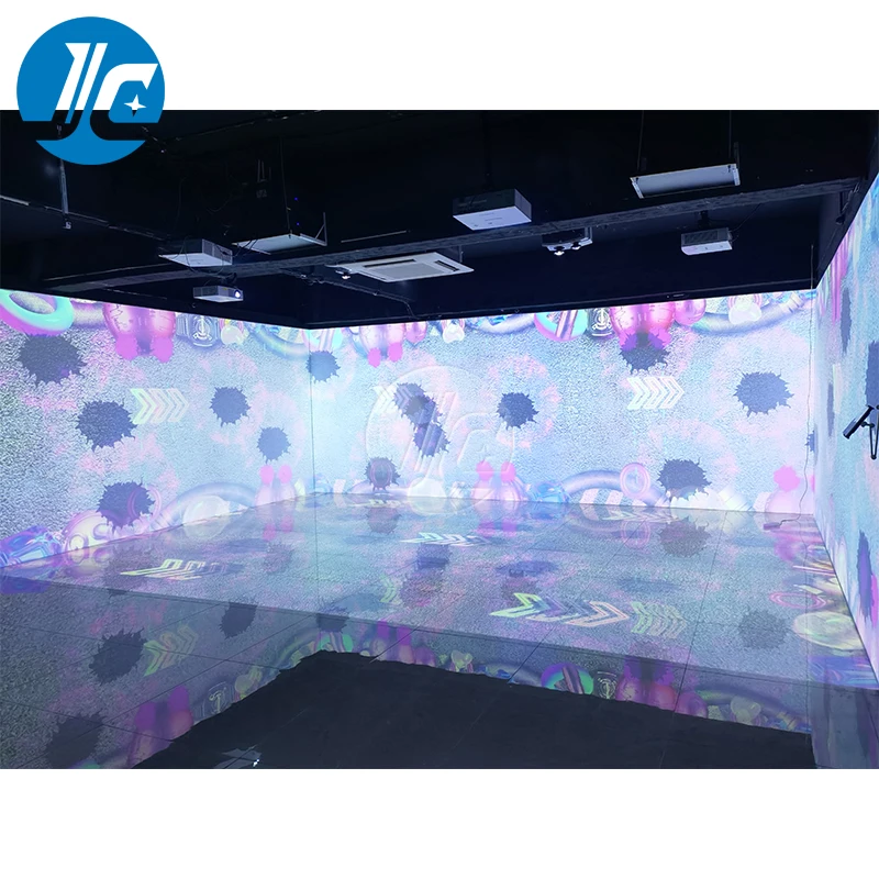3D Interactive Games Immersive Room Interactive Projection Bar Table For Education