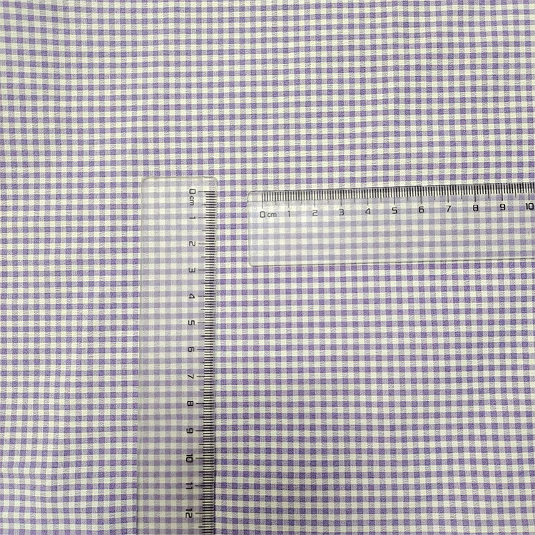 Inexpensive stretch plaid popular fabric Soft Comfortable yarn dyed Polyester Spandex Blend Stretch Skirt Fabric