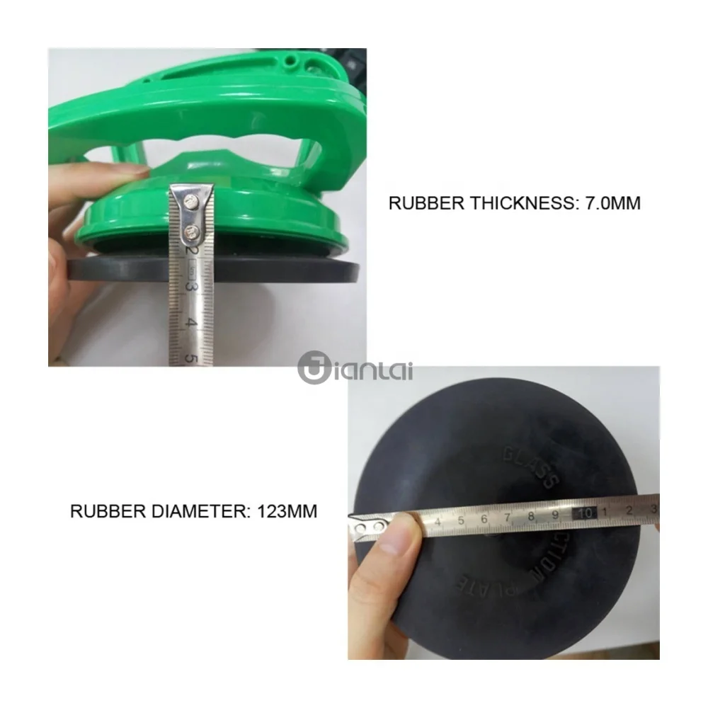 Single claw rubber glass sucker ABS strong vacuum suction cup