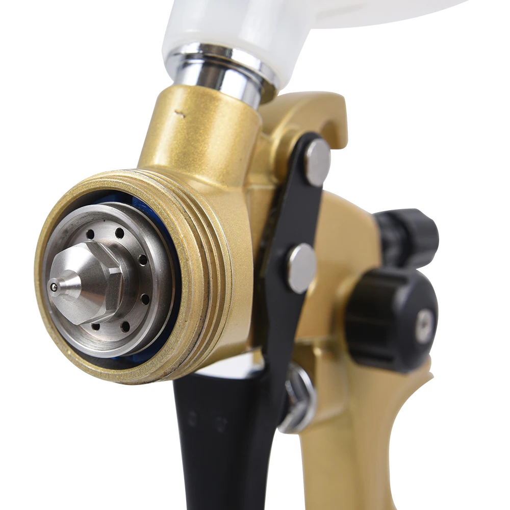 High Quality HVLP Spray Gun E520 Painting Gun 1.3mm Nozzle Water Based Professional Gold Air Spray Gun Airbrush For Car