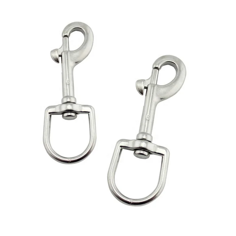 304 316 Stainless Steel 1/2 5/8 3/4 Swivel Eye Bolt Snap Hooks