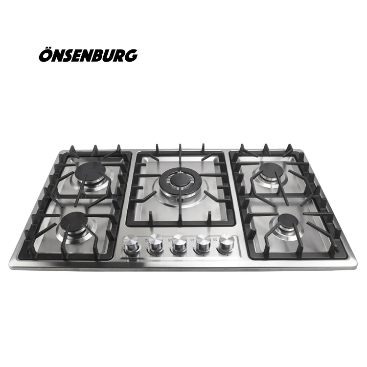 
Onsenburg Встроенная газовая плита из нержавеющей стали с 5 горелками/газовая плита 