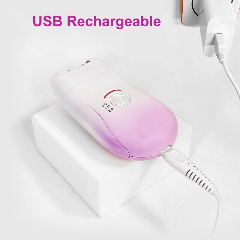 Epilator for Women 3 in 1 Epilator Hair Removal with Electric Razor Bikini Trimmer Cordless Women Electric Tweezers