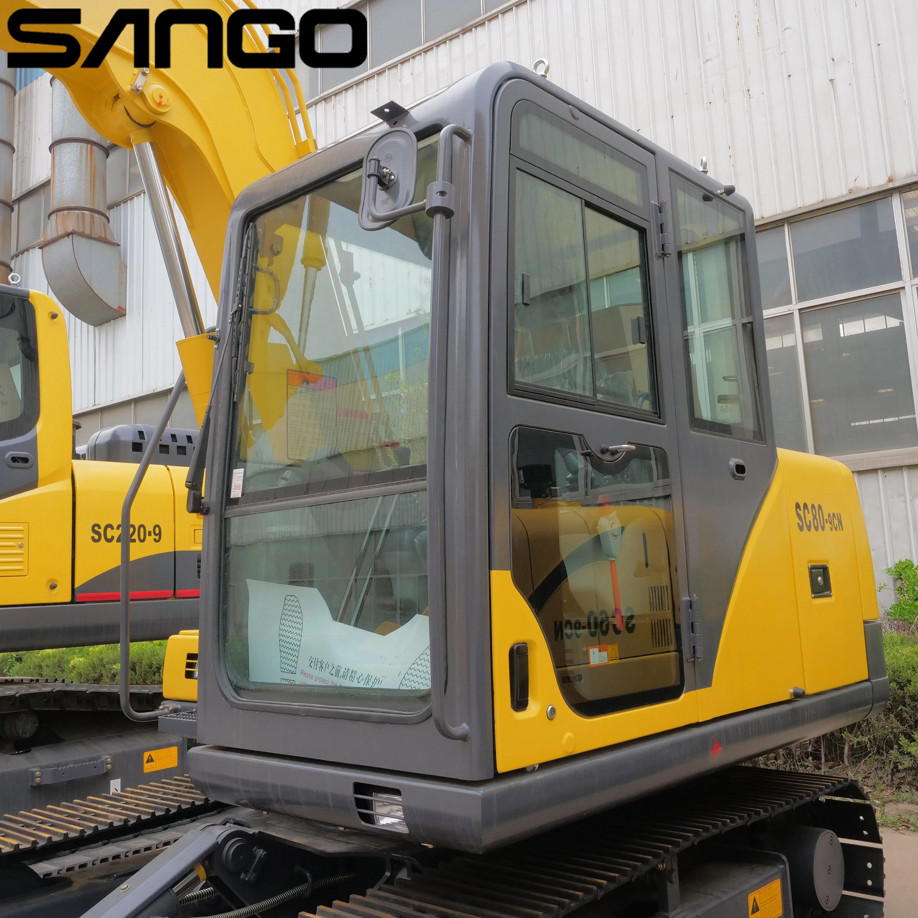 SC80.9CN  new design brand price excavator spare parts joystick 8 ton 9 ton 7 ton 6 ton amphibious for sale for malaysia