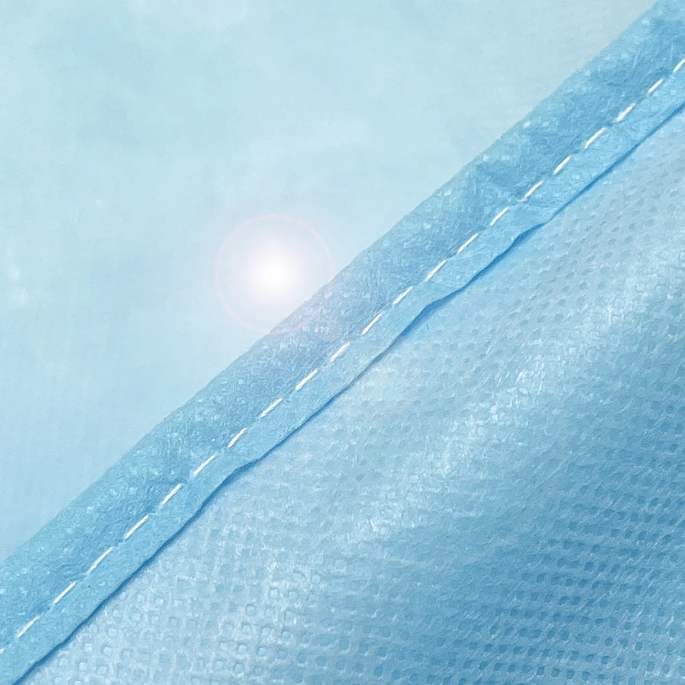 Hot Sale Factory Wholesale Water Proof Non Woven Clothing Disposable White Level 1 Aami Gown For Adult