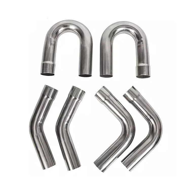 HOYU 304 stainless steel pipe elbow 90 Degree Sanitary Long  Butt Welded Elbow 45 180 Degree Railing Elbow factory