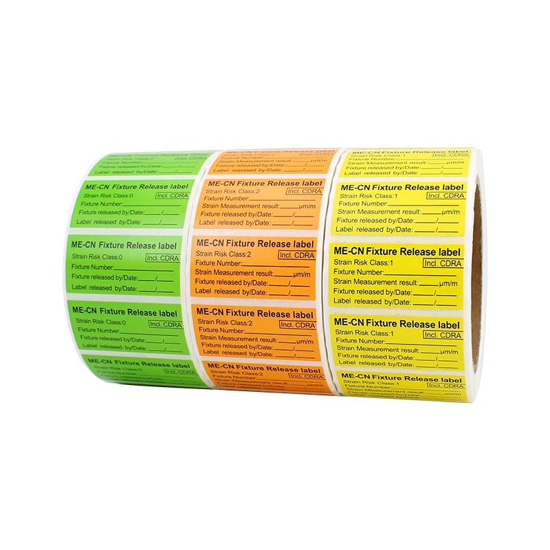 Custom Self-Adhesive PVC & PET Product Sticker Label UV Printing Perfume Label Roll