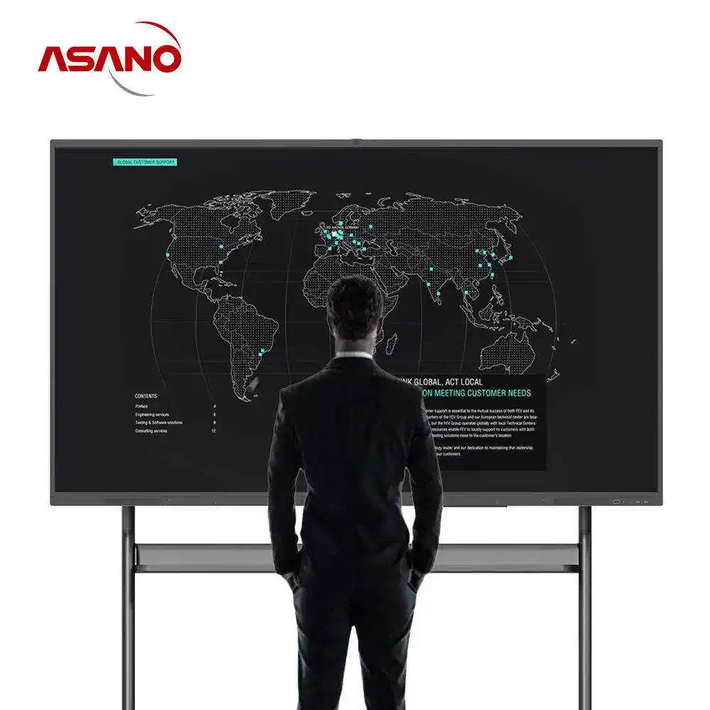 T-C255I Professional Led Multi Touch Screen All In One Digital Whiteboard Notice Board Write Board With CE CB Certificate